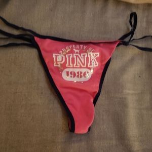 2000s vintage Victoria's Secret PINK double string thong